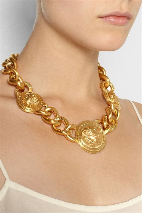 versace pendant necklace